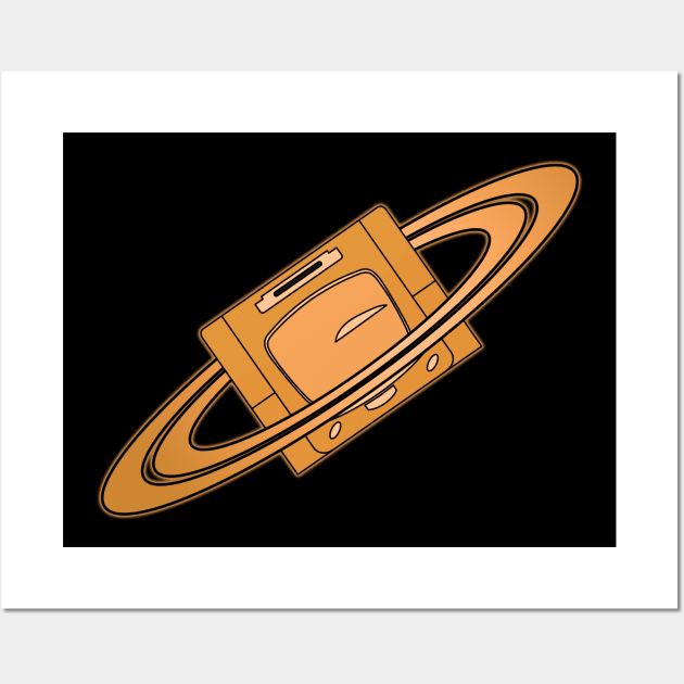 Saturn Wall Art by nickbeta